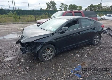 2018 Hyundai Elantra Sel из США, поврежденный, VIN 5NPD84LF0JH246889